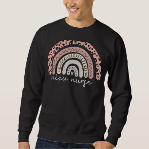 Nicu Nurse Neonatal Nurse Labour And Delivery Leop Sweatshirt