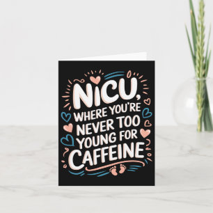 Nicu Nurse Nursing Neonatal Intensive Care Unit Card