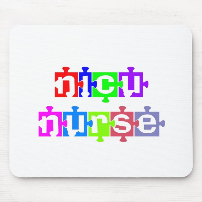 NICU NURSE PUZZLE PIECE MOUSE PAD (Front)