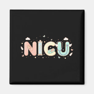 Nicu Nurse Valentine's Day Heart Stethoscope Scrub Magnet