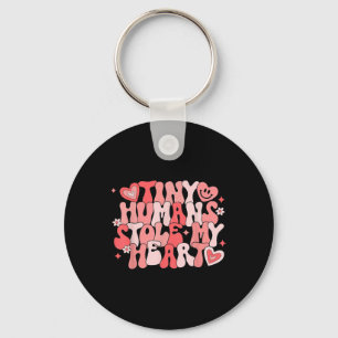 Nicu Nurse Women Valentines Day Tiny Humans Stole Key Ring