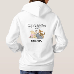 NICU Pooh Characters Hoodie