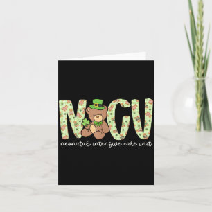 Nicu St. Patrick’s Day St. Patty’s Nicu Nurse Tee Card