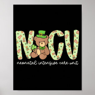 Nicu st. patrick’s day st. patty’s nicu nurseNicu Poster