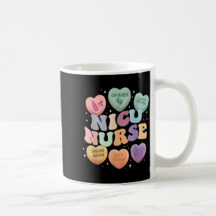 Nicu Valentine Nicu Nurse Valentines Day Icu Nurse Coffee Mug