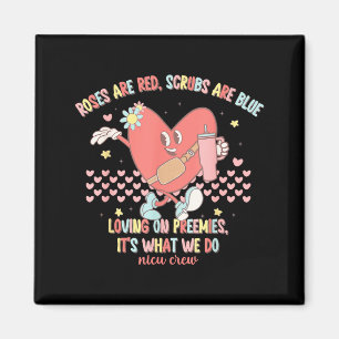 Nicu Valentine Roses Are Red Nicu Nurse Valentine' Magnet