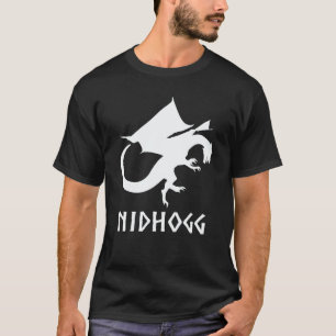 Nidhogg  Norse Mythology Dragon Yggdrasil Viking H T-Shirt