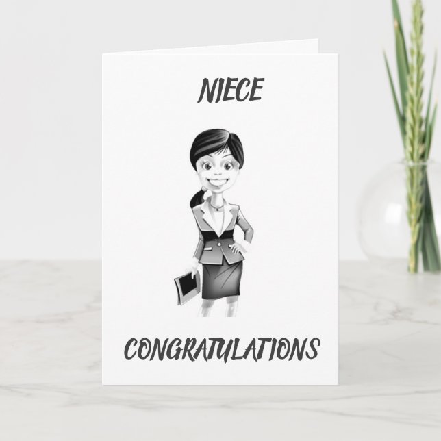 ***NIECE*** BECOMES LAWYER SO PROUD CARD (Front)
