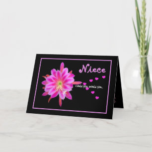 NIECE Bridesmaid Wedding Invitation Hearts