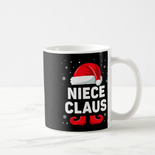 Niece Claus Christmas Matching Family Group Funny  Coffee Mug