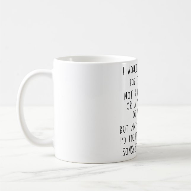 Niece gift funny niece gift coffee mug (Left)