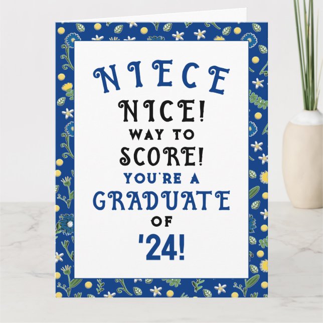 Niece Graduation 2024 Card (Front)