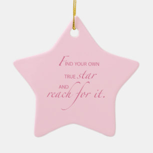 Niece Graduation Star, Custom Gift Ceramic Tree Decoration