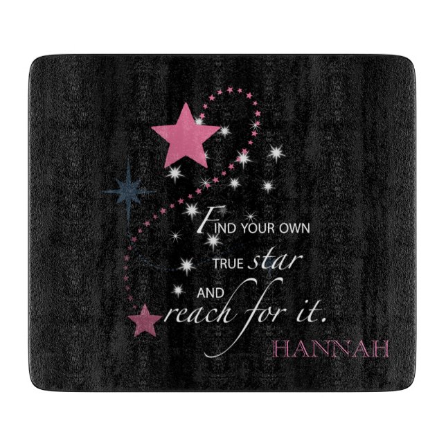Niece Graduation Star, Gift, Cutting Board (Front)