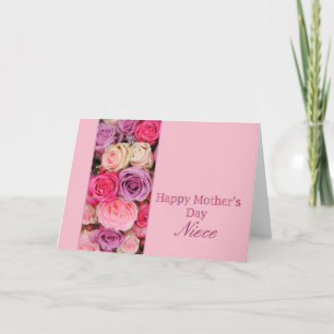Niece Happy Mother's Day rose card