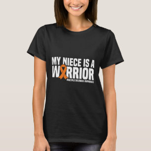 Niece Is A Warrior Ms Multiple Sclerosis Awareness T-Shirt