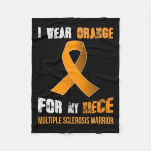 Niece - My Multiple Sclerosis Warrior  Fleece Blanket