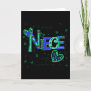 **NIECE** SPECIAL NIECE AND SPECIAL BIRTHDAY CARD