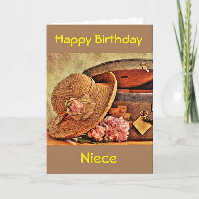 **NIECE** SPECIAL NIECE AND SPECIAL BIRTHDAY CARD (Front)