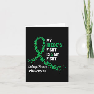 Niece's Fight My Fight Kidney Disease Awareness Card