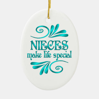 Nieces Make Life Special Ceramic Tree Decoration