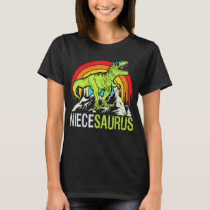 Niecesaurus Dinosaur T Rex Niece Saurus Matching T-Shirt