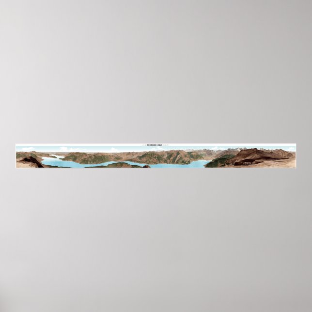 NIEDERBAUEN-CHULM Swiss Alps Panorama 360° Poster (Front)