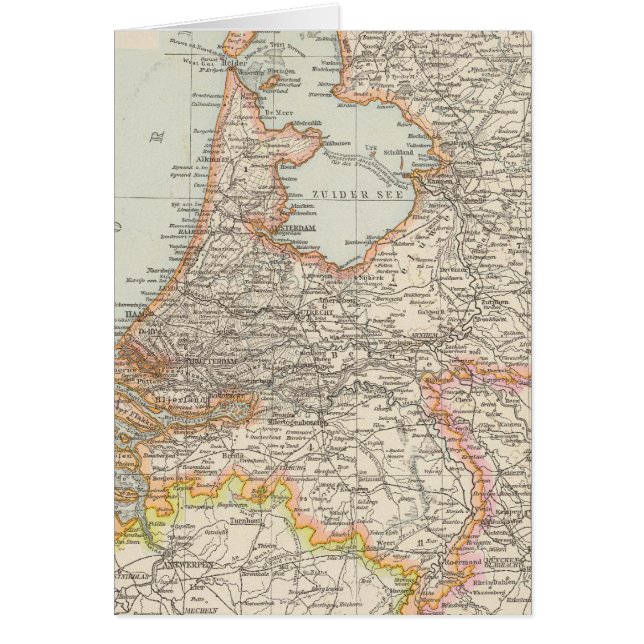 Niederlande - Netherlands Map (Front)