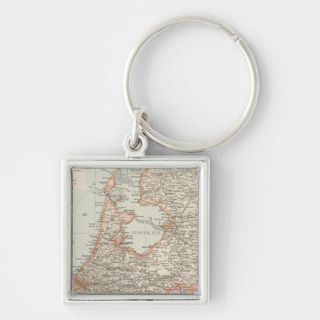 Niederlande - Netherlands Map Key Ring (Front)
