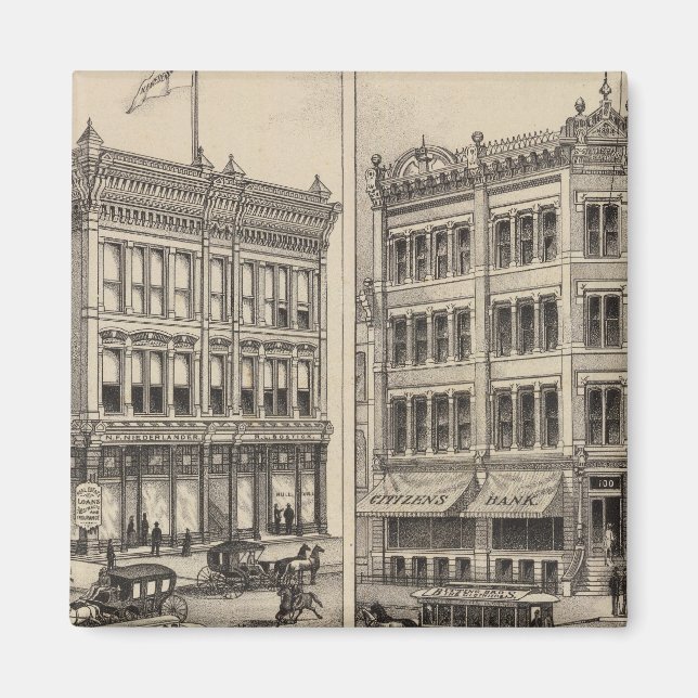 Niederlander and Citizens Bank, Wichita, Kansas Magnet (Front)