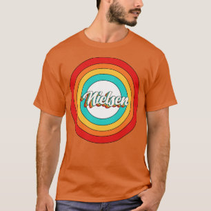 Nielsen Name Shirt Vintage Nielsen Circle