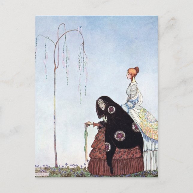 Nielsen's In Powder and Crinoline Postcard (Front)