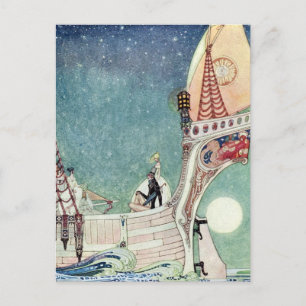 Nielsen's In Powder and Crinoline Postcard