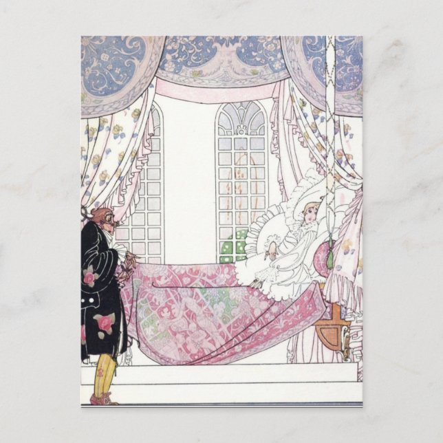 Nielsen's In Powder and Crinoline Postcard (Front)