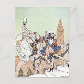 Nielsen's In Powder and Crinoline Postcard