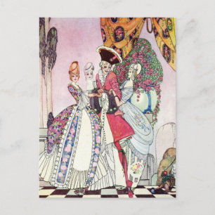 Nielsen's In Powder and Crinoline Postcard