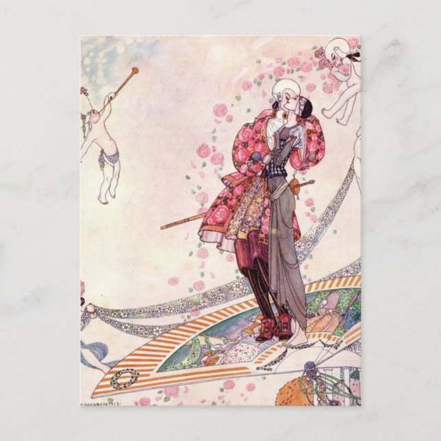 Nielsen's In Powder and Crinoline Postcard (Front)