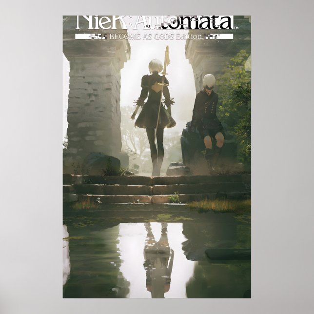 Nier Automata Poster - Become as God Version (Front)