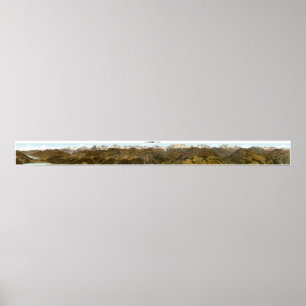 NIESEN Swiss Alps 360° Panorama Poster