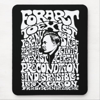 Nietzsche - Art Mouse Pad