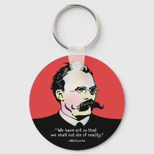 Nietzsche - Art v. Reality Key Ring