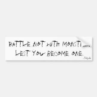 Nietzsche Bumper Sticker