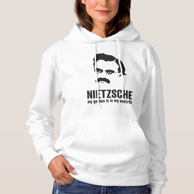 Nietzsche design hoodie (Front)