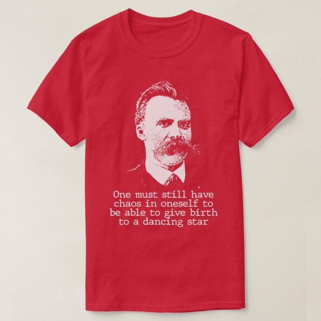 Nietzsche Meme Nietzsche T-Shirt (Design Front)
