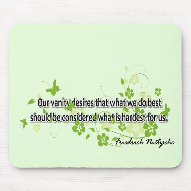 Nietzsche Mouse Pad (Front)