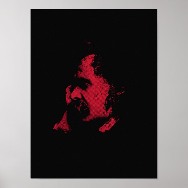 Nietzsche Philosophy Poster (Front)