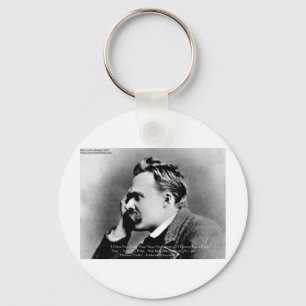 Nietzsche "Pride Vs Memory" Wisdom Quote Gifts/Tee Key Ring
