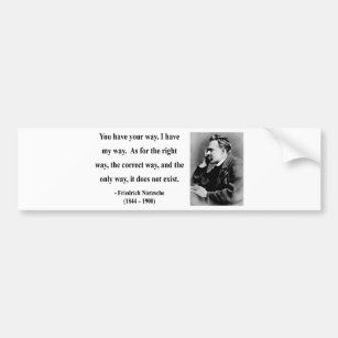 Nietzsche Quote 1b Bumper Sticker