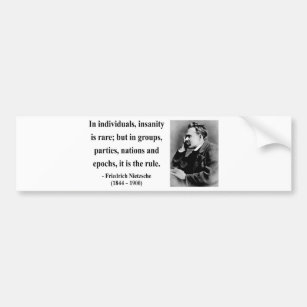 Nietzsche Quote 3b Bumper Sticker