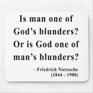 Nietzsche Quote 6a Mouse Pad